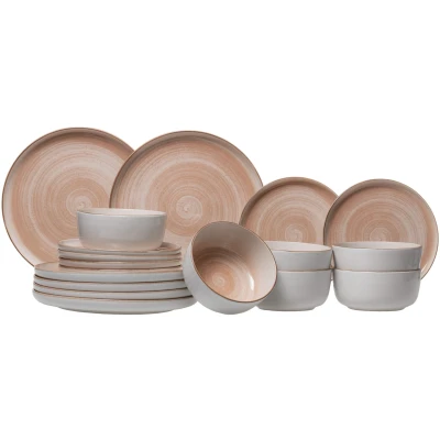 Afbeelding van Cosy &amp; Trendy Serviesset Baltic Peach 18 Delig