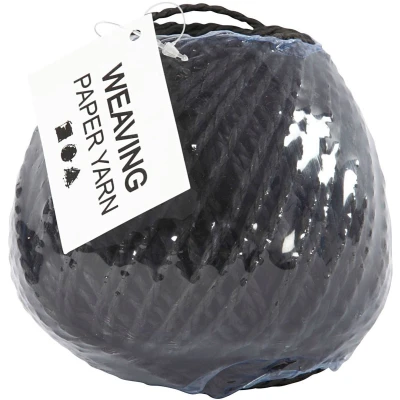 Afbeelding van Garen Weaving Paper 3 Mm Zwart 40 Meter Per Bol