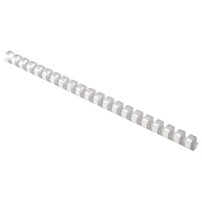 Image de Pack de 100 peignes reliure format A4 14 mm Blanc