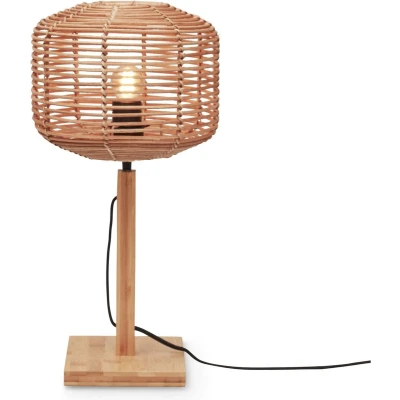 Afbeelding van GOOD&amp;MOJO Tafellamp Tanami BamboeRotan Ø25cm