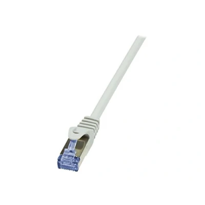 Afbeelding van LogiLink CQ3142S RJ45 Netwerkkabel, patchkabel CAT 6A S/FTP 50 m Grijs Snagless, Vlambestendig, afscherming totaal, Halogeenvrij, Pair 1 stuk(s)