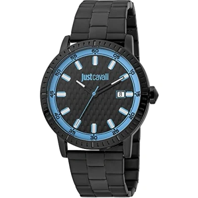 Afbeelding van Just Cavalli Herren Accessoires Horloges Zwart One Size