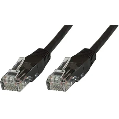 Image de MicroConnect Câble réseau RJ 45 (M) pour 5 m UTP CAT 5e moulé bloqué noir (pack de 10)