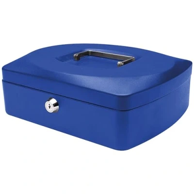 Afbeelding van Q CONNECT geldkoffer, 255 x 200 85 mm, blauw