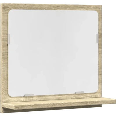 Afbeelding van vidaXL Badkamerspiegelkast 40x11x37 cm bewerkt hout sonoma eikenkleur