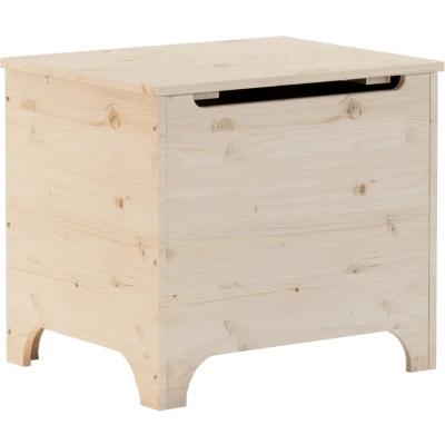 Afbeelding van Opbergbox met deksel RANA 60x49x54 cm massief grenenhout