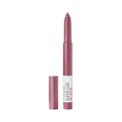 Afbeelding van Maybelline SuperStay Ink Crayon Matte Lippenstift 25 Stay Exceptional Paars 14 gr
