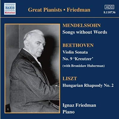 Afbeelding van Ignaz Friedman Complete Recordings 4 (CD)