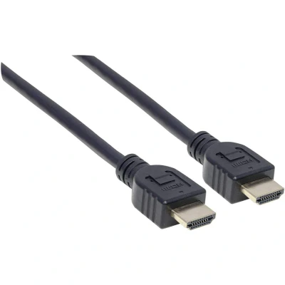 Afbeelding van Manhattan 353977 HDMI kabel Aansluitkabel A stekker, stekker 10.00 m Zwart 4K UHD, UL gecertificeerd