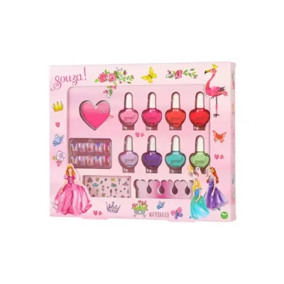 Afbeelding van Souza for kids nagellak op waterbasis met accessoires prinses