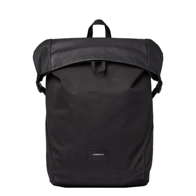 Afbeelding van Sandqvist Alfred backpack black with webbing