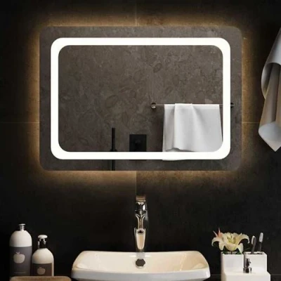 Afbeelding van VidaXL Badkamerspiegel LED 70x50 cm