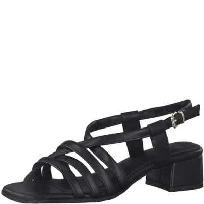 Afbeelding van Marco Tozzi Dames Sandalette 28220 001 Zwart Maat 38