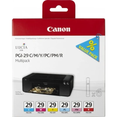 Afbeelding van Canon inktmultipack PGI 29C/M/Y/PC/PM/R