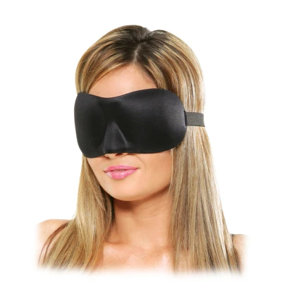 Afbeelding van Satijnen Love Mask Deluxe Zwart