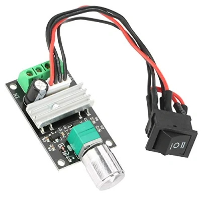 Afbeelding van DC 6 V/12 V/24 V 80 W (PWM) motortoerentalregelaar omkeerbare gelijkstroom motor schakelaar met instelbare snelheid voor kleine doe het zelfwerkzaamheden