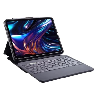 Image de ZAGG Pro Keys 2 Clavier et étui (housse folio intelligente) rétro éclairé sans fil Bluetooth QWERTZ Allemand boîte de suspension pour Apple 11 inch iPad Wi Fi, Fi + Cellular