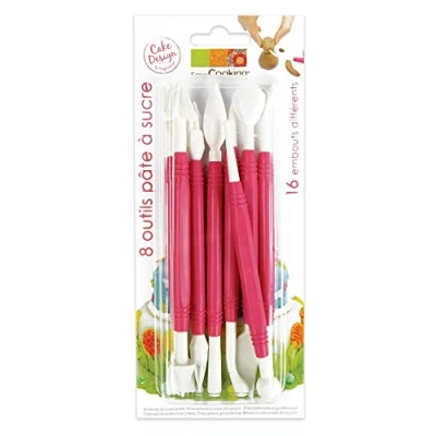 Afbeelding van Scrapcooking Fondant Modelling Tools 8 pcs