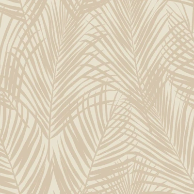 Afbeelding van ESTAhome behang palmbladeren lichtbeige 139430 0.53 x 10.05 m