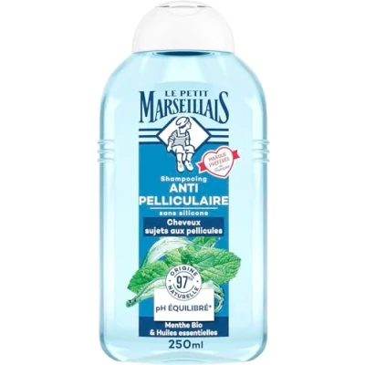 Image de Le Petit Marseillais Shampooing Antipelliculaire Infusion Huiles Essentielles Et Menthe Bio, 250 ml