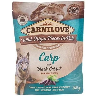Afbeelding van Carnilove Dog Pouch Karper / Zwarte Wortel