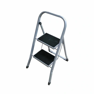 Afbeelding van Opvouwbare ladder met 2 tredes EDM Grijs Staal (47 x 55 82 cm)