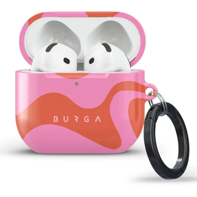 Afbeelding van Burga Hoesje Geschikt voor Airpods 4 case Roze