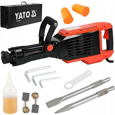 Afbeelding van YATO Breekhamer/ Sloophamer 1600W 230V 65J Oliegekoeld