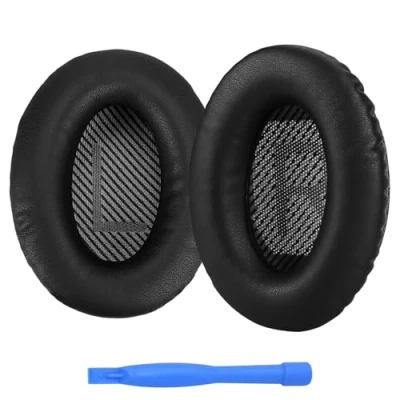Afbeelding van MMOBIEL Oorkussens voor Bose QuietComfort 35 (QC35) / Quiet Comfort II (QC35 II) Over ear Hoofdtelefoon Protein PU Koptelefoon Earpads