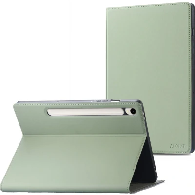 Afbeelding van Accezz Tablet Hoes Geschikt voor Samsung Galaxy Tab S9 Ultra Classic Case Groen