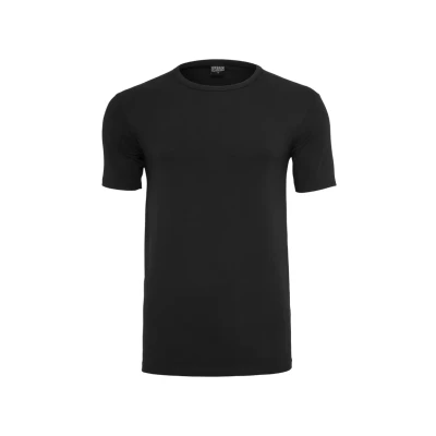 Afbeelding van Urban Classics Fitted Stretch TEE Tshirt basic, Heren, Maat: Small, Black