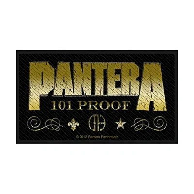 Afbeelding van Pantera Whiskey Label Patch Zwart