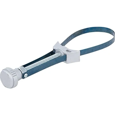 Image de BGS 1027 Clé à filtre sangles acier ressort fonte d&#039;aluminium Ø 110 155 mm