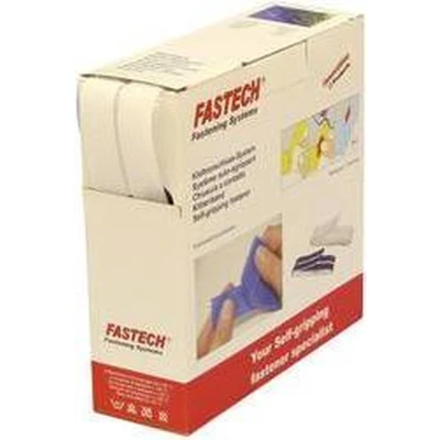 Afbeelding van FASTECH® B20 SKL000010 Klittenband Om vast te plakken Hotmelt Haak en lusdeel (l x b) 10000 mm 20 Wit 10 m