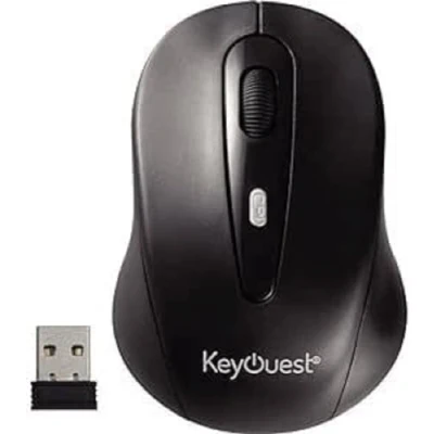 Image de KeyOuest Office Souris optique sans fil 2.4 GHz récepteur USB noir
