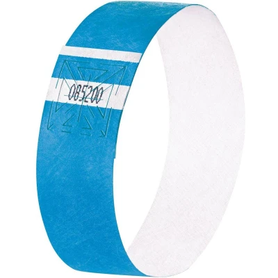 Afbeelding van Sigel Si Eb211 Evenementenbandjes Super Soft, 255X25Mm 120 Stuks Neon Blauw