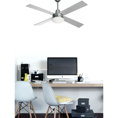 Afbeelding van Beacon Lighting Quest Plafondventilator 65 W (Ø x h) 122 cm 400 mm Chroom (geborsteld)