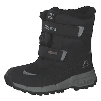 Afbeelding van Kappa CEKIS TEX K Uniseks kinderstraatschoenen, 1115 zwart/zilver, 10 UK kinderen, 115 28 EU, zwart en zilver