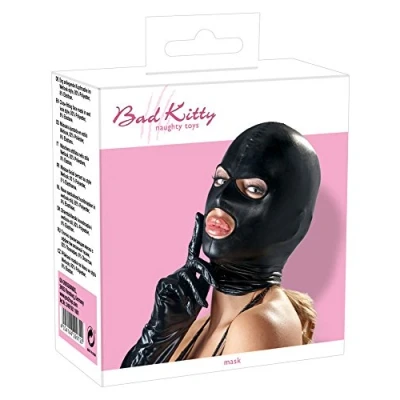 Afbeelding van Zwart Hoofdmasker Bad Kitty