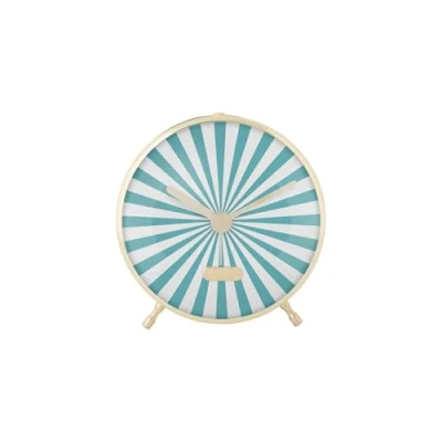 Afbeelding van Karlsson Wekker Candy Swirl Blauw 12.5x3.7x12.5cm Modern