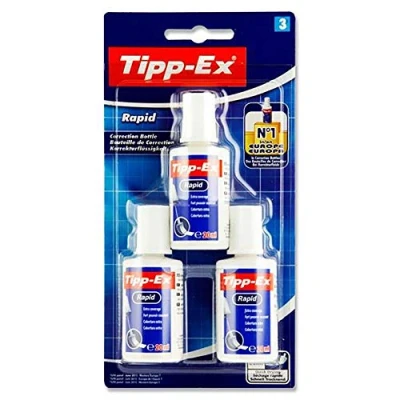 Afbeelding van Tipp Ex Fluid Correction Rapide 20 ml 2 + 1 stuk