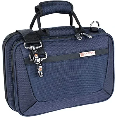 Afbeelding van Klarinettenbeschermer slimline klarinetkoffer blauw Bb en hoezen