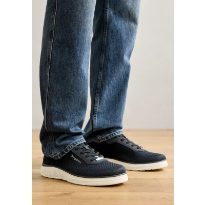 Afbeelding van bugatti Astra Sneakers laag, Heren, Maat: 41, Dark blue/blue Imitatieleer/ textiel