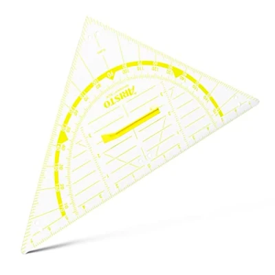 Afbeelding van Aristo Ar 1552W Geodriehoek 80 Cm Voor Schoolbord