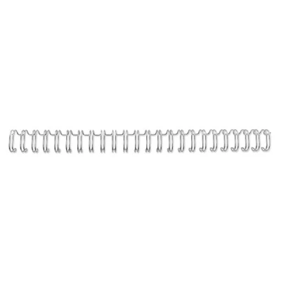 Image de GBC WireBind 6 mm 24 anneaux A5 (148 x 210 mm) 55 feuilles argent 100 unités fil de ligature