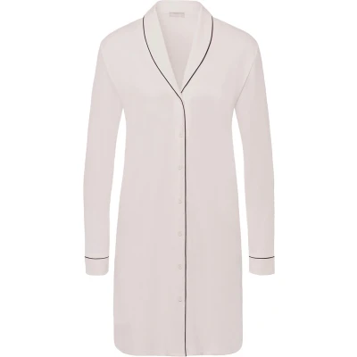 Afbeelding van Hanro dames Nachthemd met getipte bies in de kleur Beige, maat: XS