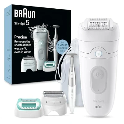 Afbeelding van Braun Silk·épil 5 Epilator Voor Eenvoudige Ontharing Langdurig Gladde Huid 251 Wit/grijs