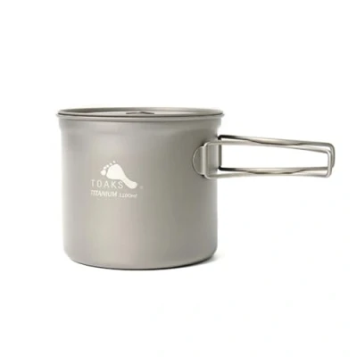 Afbeelding van TOAKS Titanium pot 1100 ml voor wandelen, kamperen, ultralichte beker
