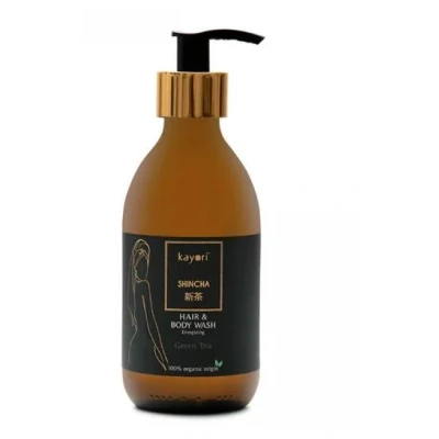 Afbeelding van Kayorï Shincha Hair &amp; Bodywash Green Tea 250ml Gel