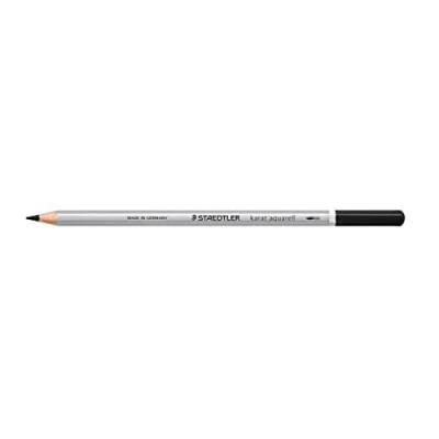 Afbeelding van Staedtler Karatâ Kleurpotloden, aquarelstiften, zwart, 6 stuks